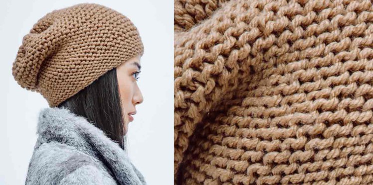 Tricoter un bonnet xxl